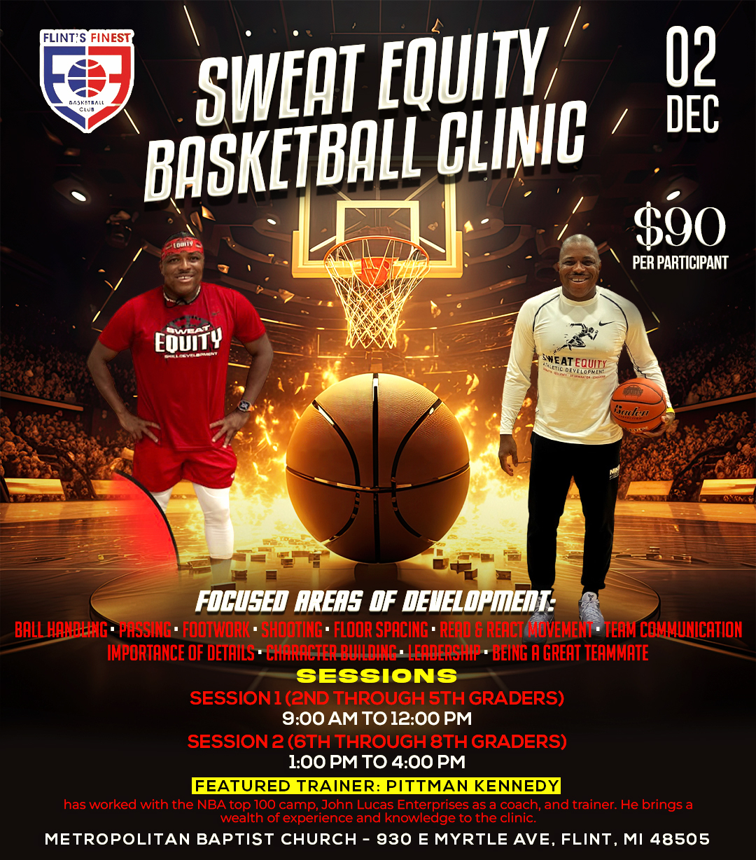 Elevate Your Game at the Sweat Equity Basketball Clinic!